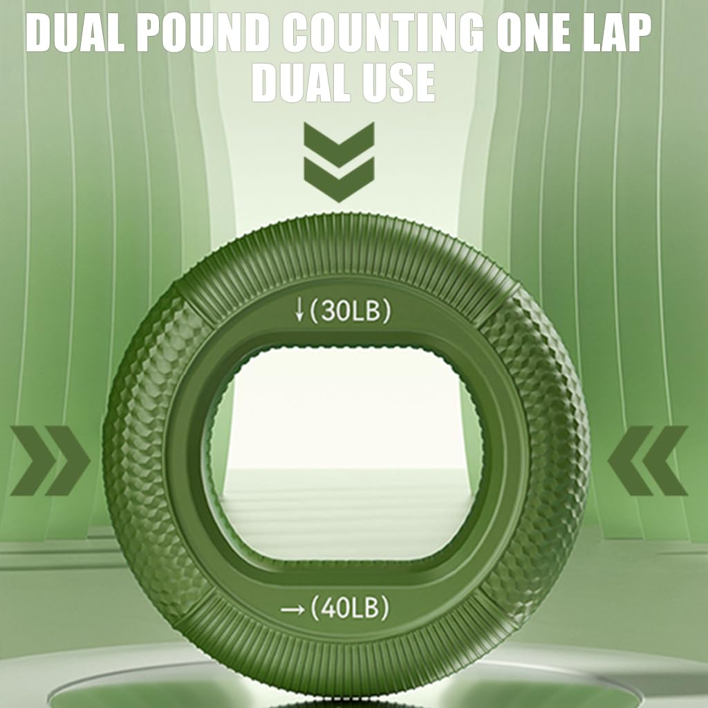 Proberos Hand Grip Strengthener Rings Set for Finger Exercise with 30–80 lb Resistance | Silicone 6PCS