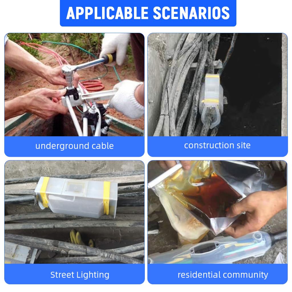 Serplex Cable Joint Shell for Underground and Submersible Use featuring Resin Pouring Mould | Waterproof Outer Case for Secure Electrical Connections