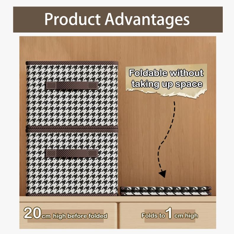 Zibuyu Wardrobe Closet Organizer for Clothes Storage with Foldable Washable Fabric Boxes