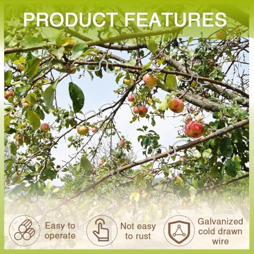 HASTHIP® Plant Branch Benders Fruit Tree Spreader Support Puller Tying Machine Farm Tools New Plum Open Angle Stereotyped Bending Tool 2 PCS