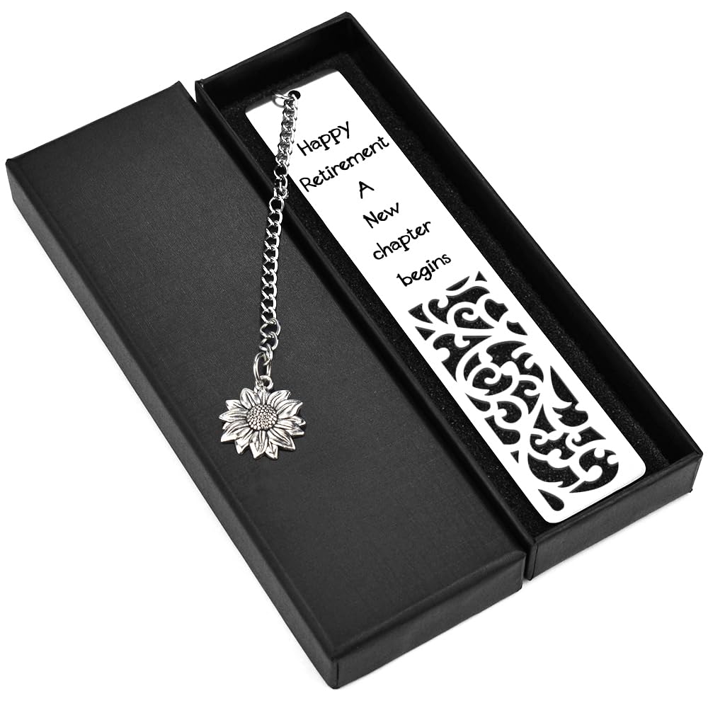 OFIFO® Elegant Retirement Bookmark Gift - Heartfelt Keepsake for Retiring Women, Teachers, Nurses & Colleagues, Thoughtful Farewell Present for Mentors