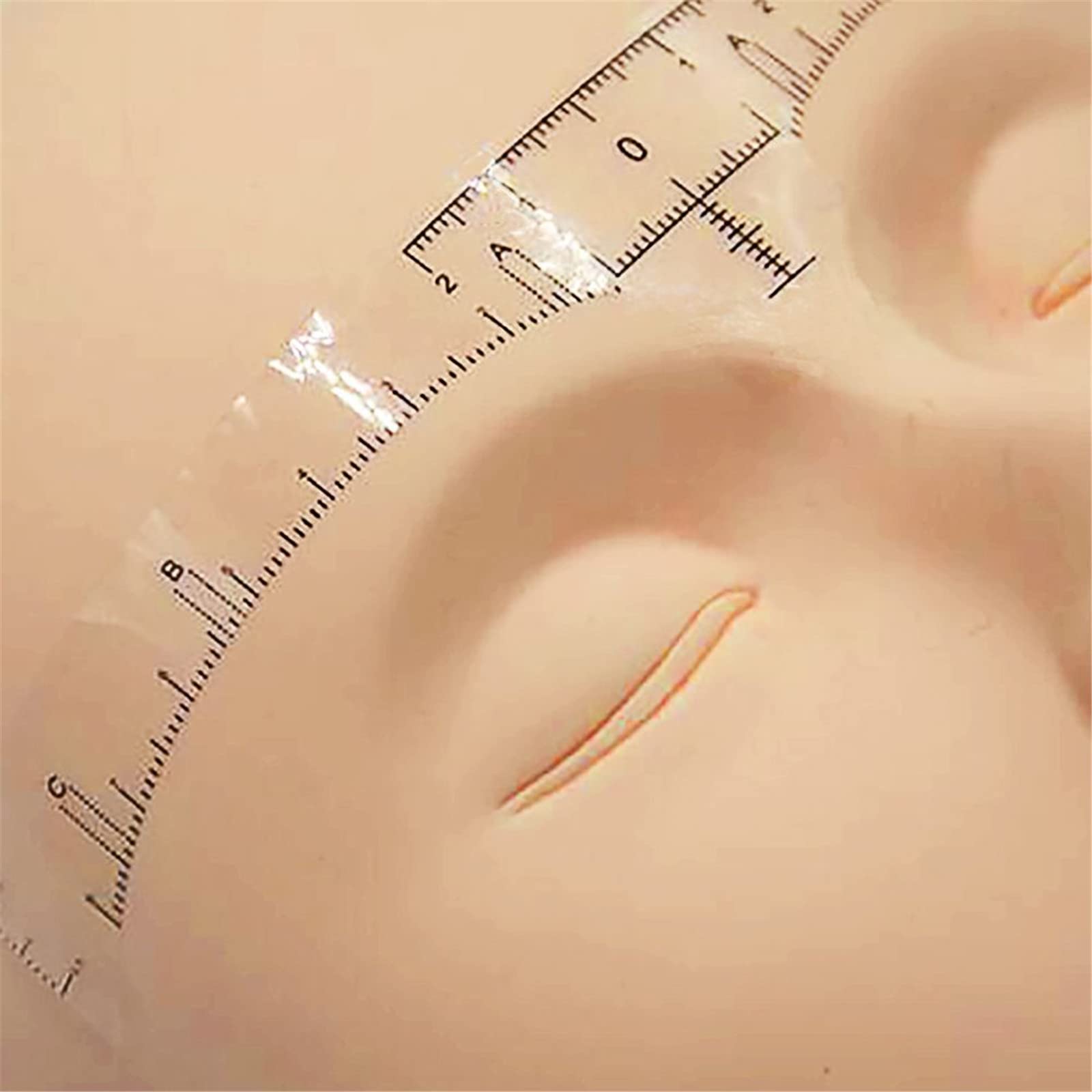 MAYCREATE Microblading Eyebrow Pen Needle Kit for Practice with Lock Pin Design and 3D Silicone Skin | 3PCS Set
