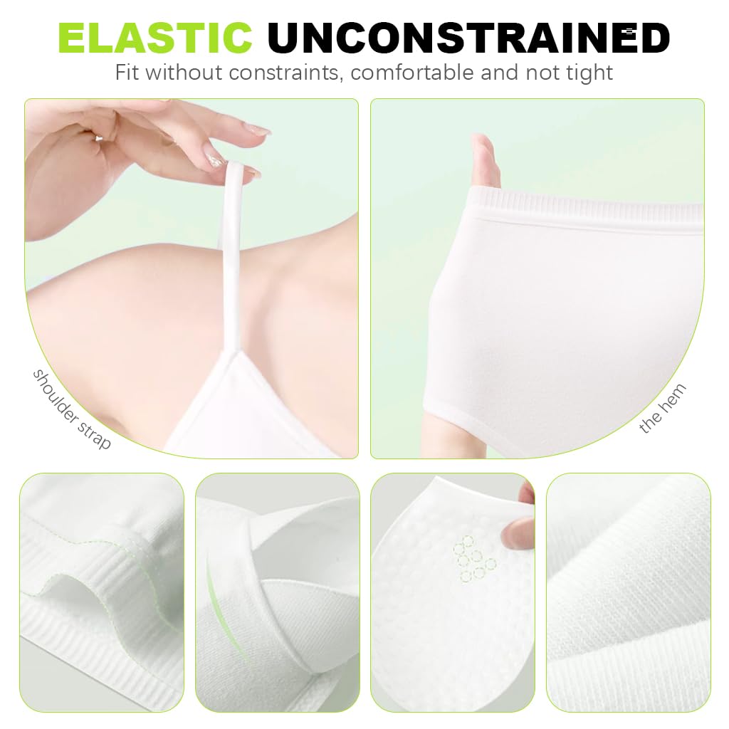 SANNIDHI Womens Disposable Bras for Travel and Spa with Stretchy Cotton Comfort | XXL Fit