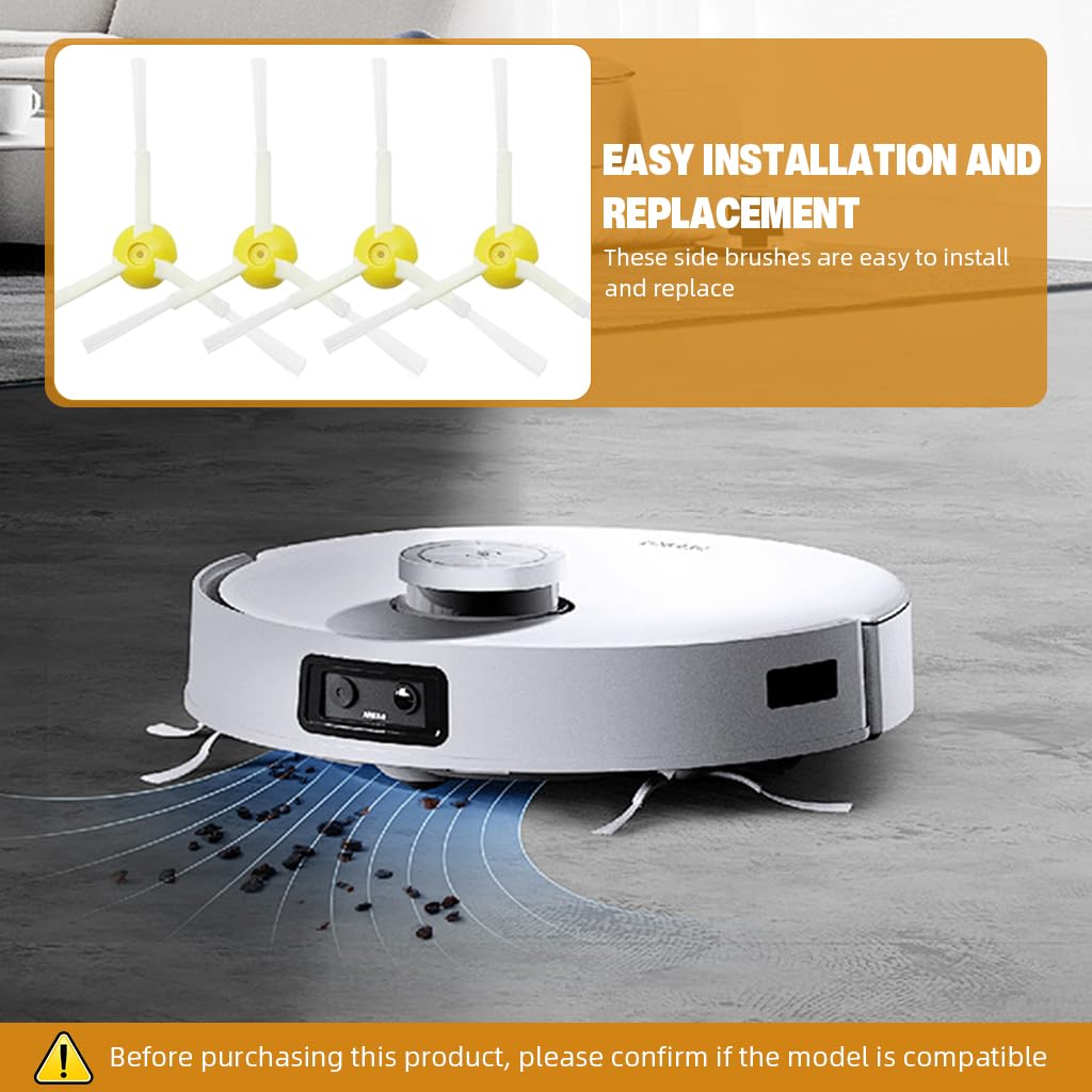HASTHIP Compatible iRobot Roomba Replacement Side Brushes for 800 900 Series Pack of 4 | Precision Edge Cleaning