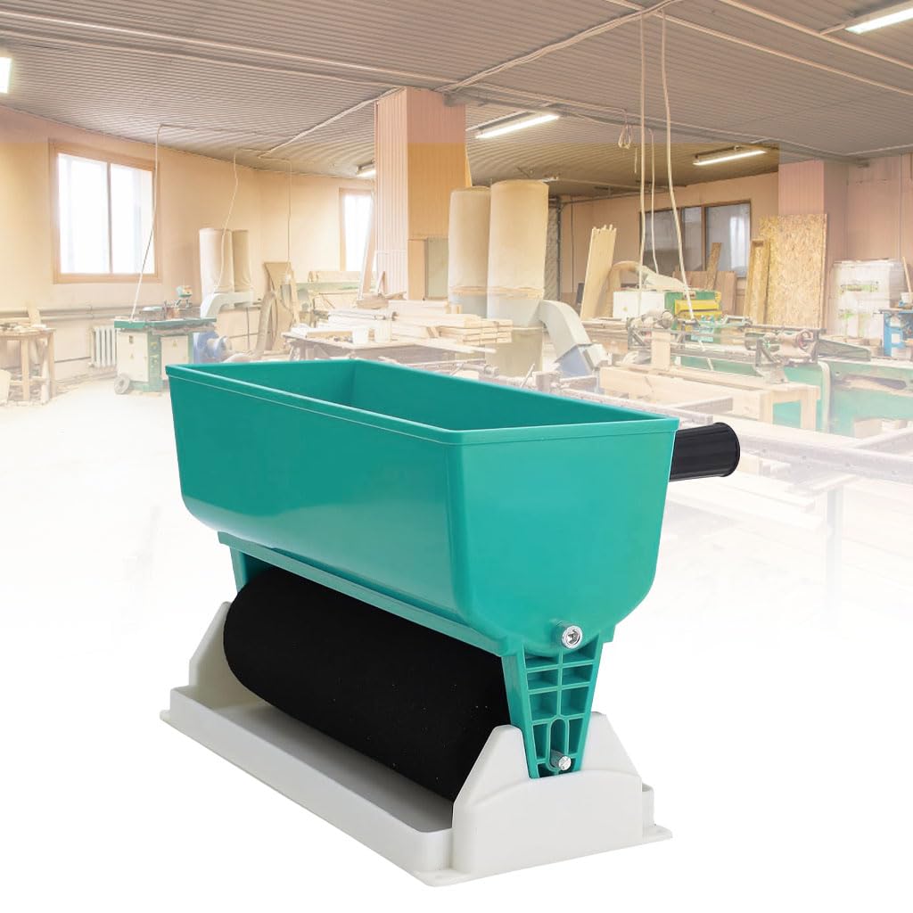 Serplex Glue Applicator Roller for Woodworking and DIY Coating featuring 9 in Dual Foam Wheels | Handheld 460 ml Tool