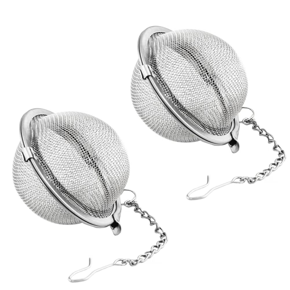 ZIBUYU® 2pcs Stainless Steel Tea Strainer Infuser