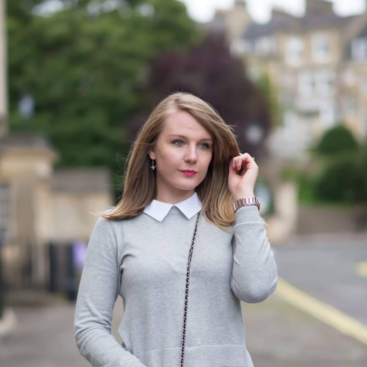 Zibuyu Women Detachable Collar with 4 Button Design White Cotton 3 PCS for Dresses | Free Size 19.5x10x0.5CM