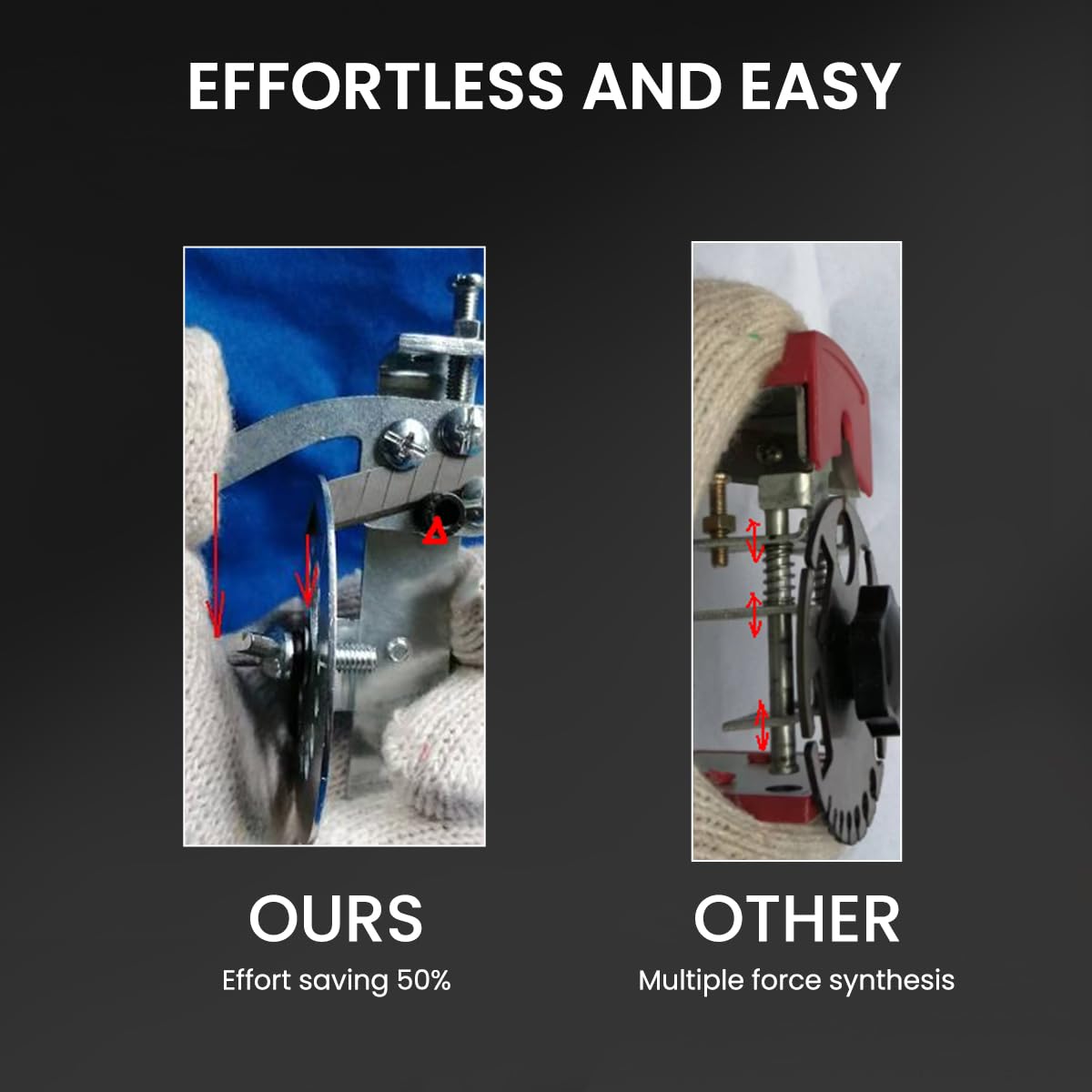 Serplex Manual Handheld Wire Stripper for Multi Cable Use with 30 pcs Blades | Stainless Steel