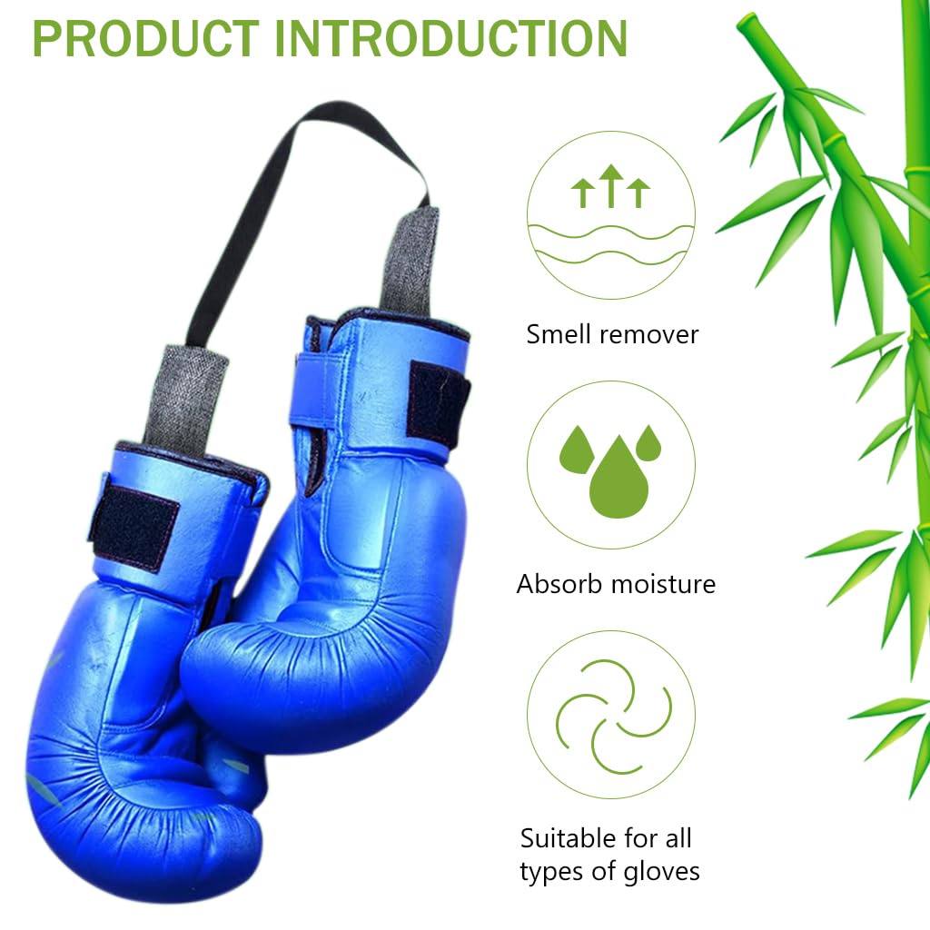 Proberos Glove Deodorizers for Boxing and Sports with Hanging Strap featuring Activated Charcoal