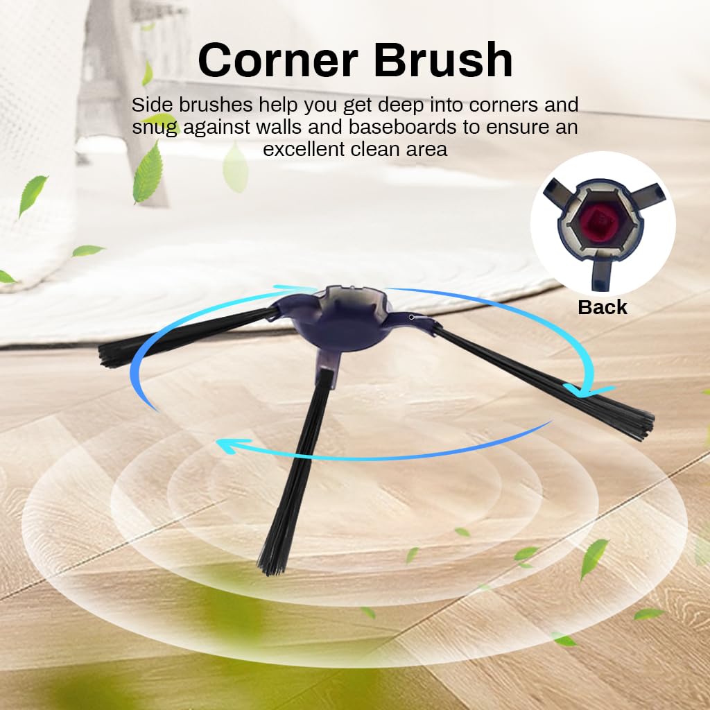 HASTHIP Replacement Accessories Kit for Ecovacs Deebot OZMO U2 Pro with 9 Parts | Easy Install