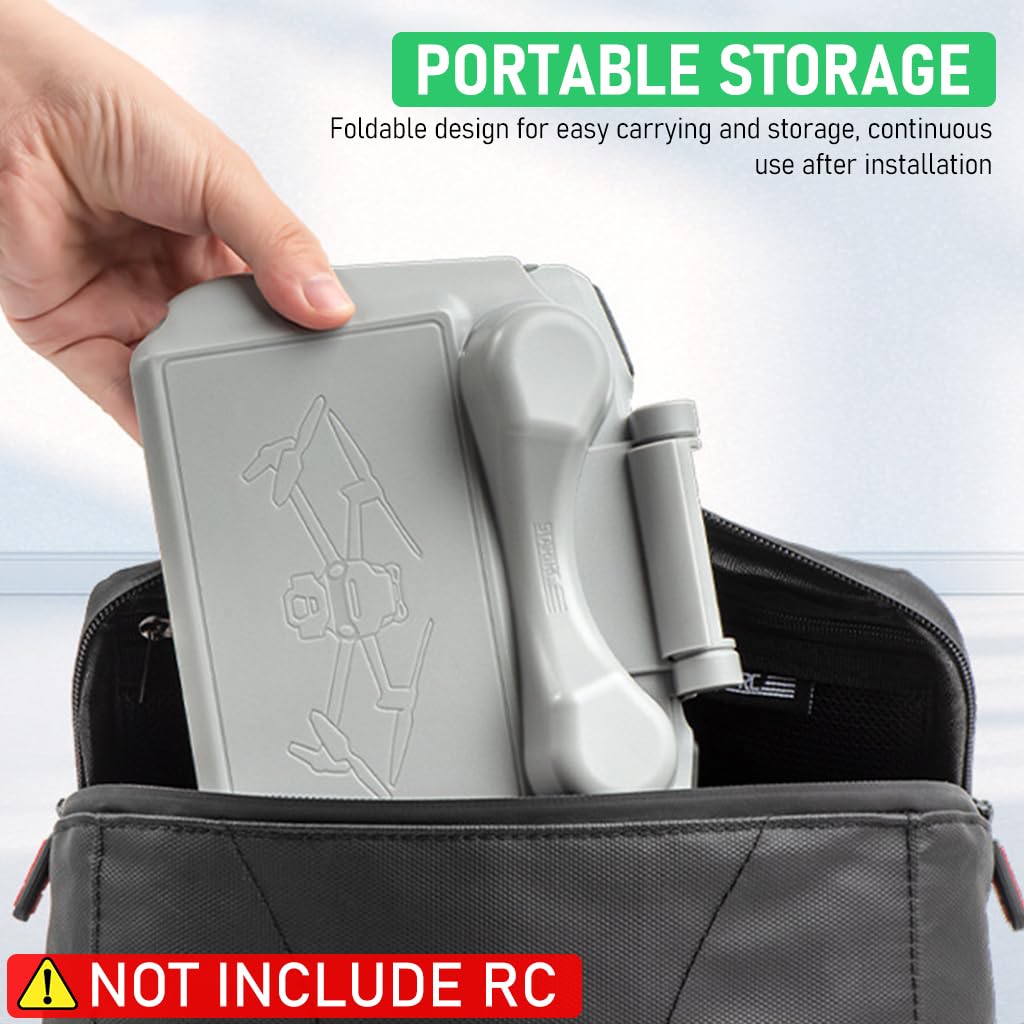 PATPAT Screen Sun Visor Protection Case for Mini 3 Pro RC with Control Handle Cover and Anti‑Glare Screen