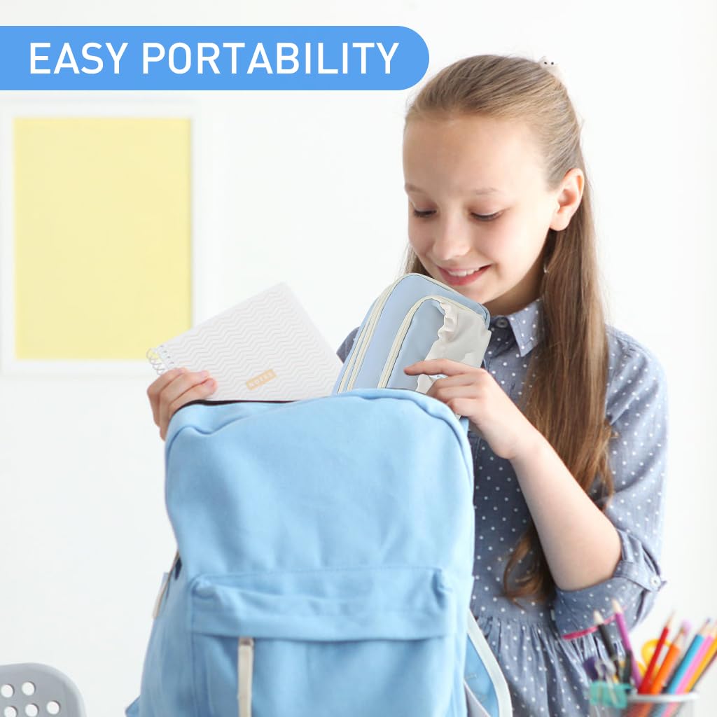 ZIBUYU Pencil Case for Office College and School Use | Large Capacity Pen Organizer Pouch