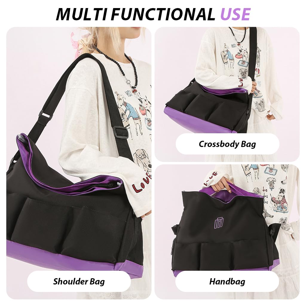 PALAY Women Gym Bag for Travel and Fitness with Shoe Compartment and Wet Pocket | Lightweight Nylon Carry On