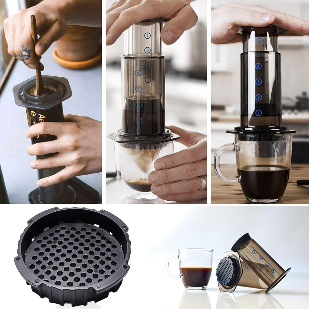 Supvox Coffee Filter Cap Replacement for Aero-Press Coffee Maker Universal Coffee Filter Cap Replacement for Aero-Press, 1Pcs