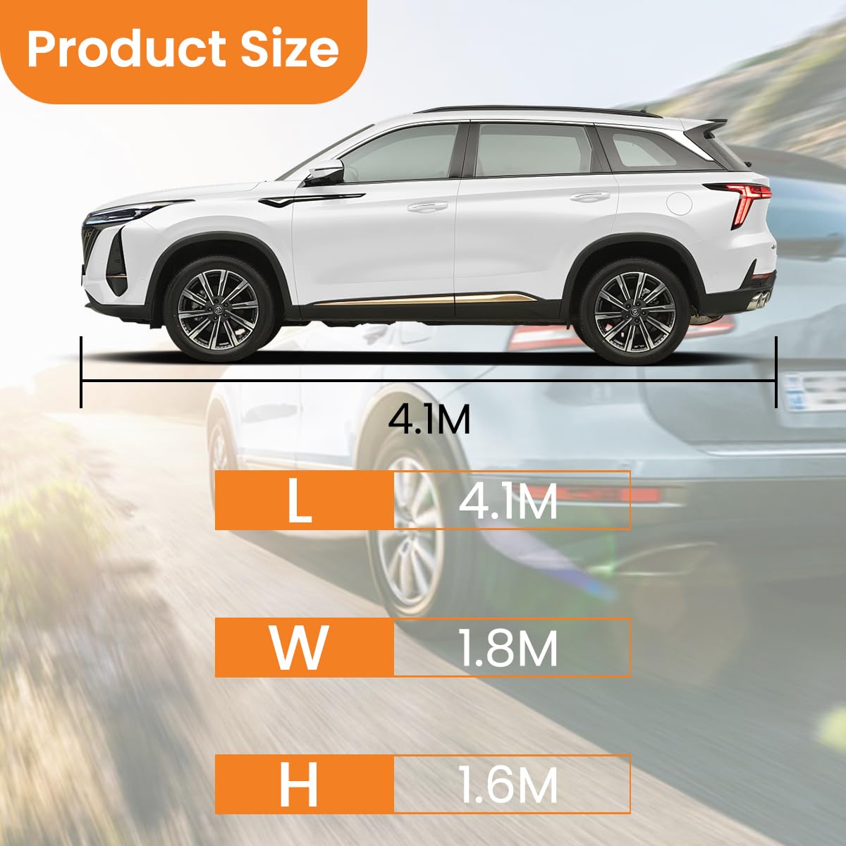 STHIRA Waterproof Car Body Cover for Maruti Swift Dzire with Mirror Ears and Soft Cotton Lining | 210D Oxford Fabric and UV-Resistant Coating