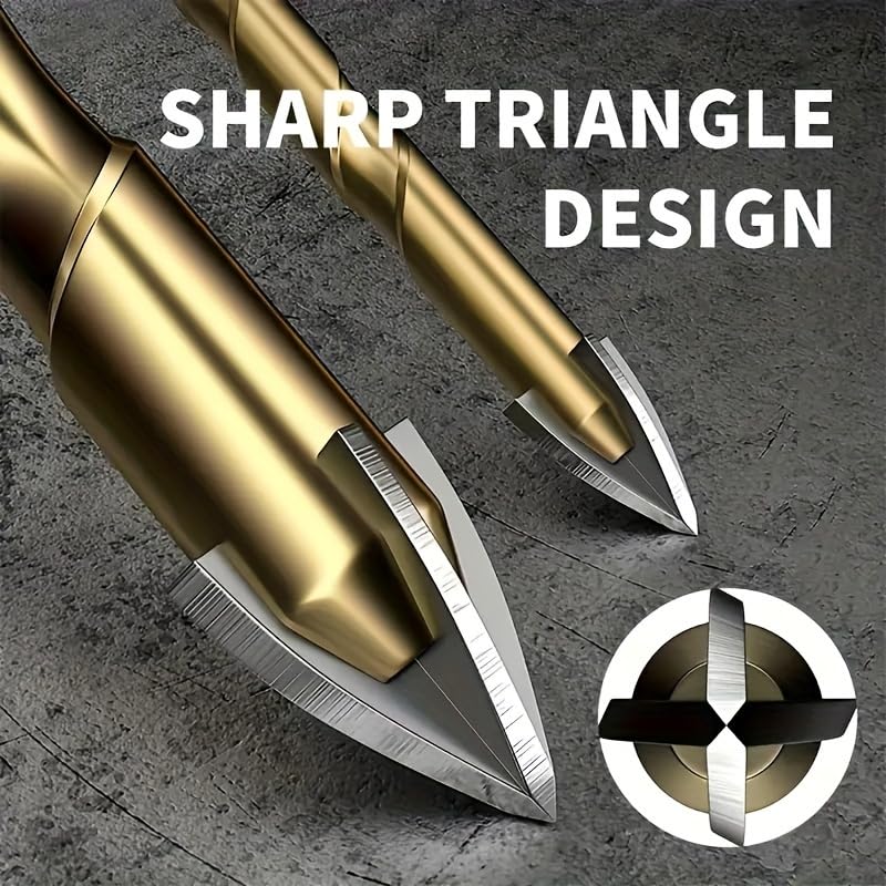 Serplex Power Drill Bits Set for Masonry and Glass with 21PCS 3mm to 12mm Carbide Tips