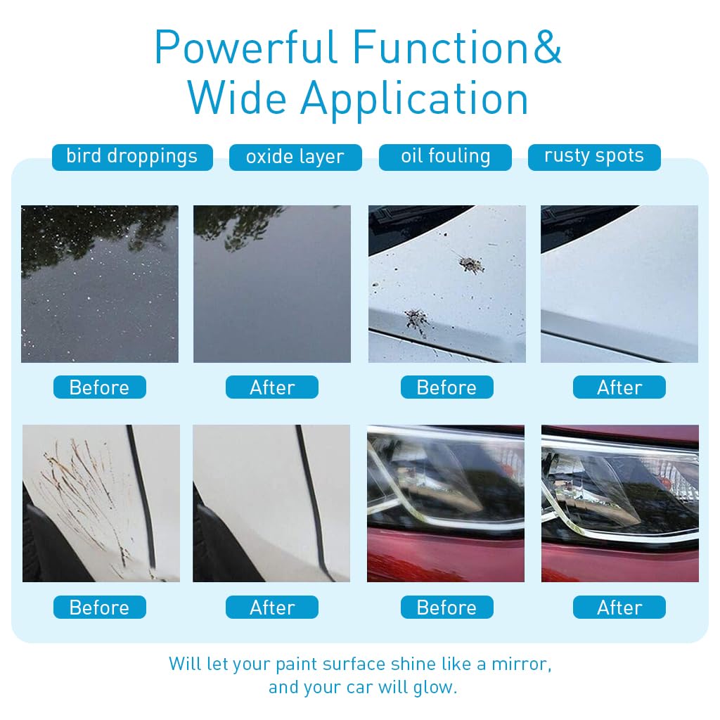 STHIRA Car Clay Bars for Detailing featuring Easy‑to‑Mold Design 5 Pack 100g Each | Smooth & Shiny Finish