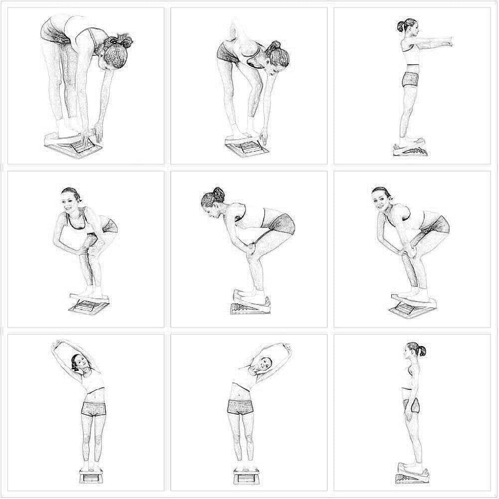 Proberos Calf Stretcher for Plantar Fasciitis Relief with 9 Adjustable Angles | ABS and Stainless Steel Design