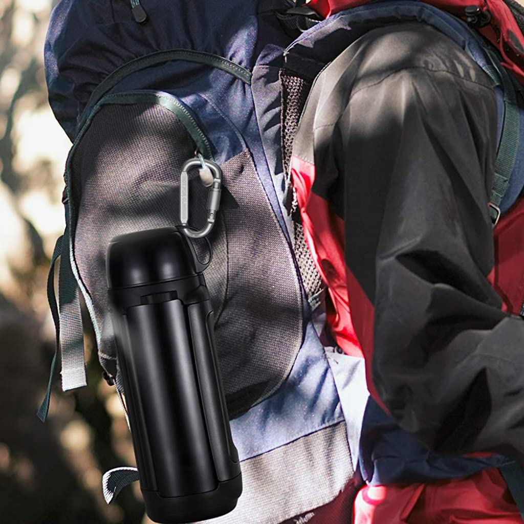 Proberos Carabiner Clip for Outdoor and Travel featuring Screw Lock 6pcs 3.1in Aluminum | Keychain Hook