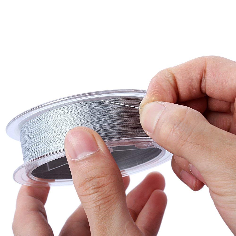 Verilux Braided Fishing Line for Angling with 4 Strands and Colorful PE Material 100M