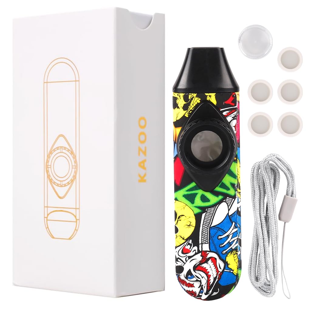 HASTHIP Kazoo Musical Instrument for Kids and Adults with 5pcs Membrane and Tunable Design