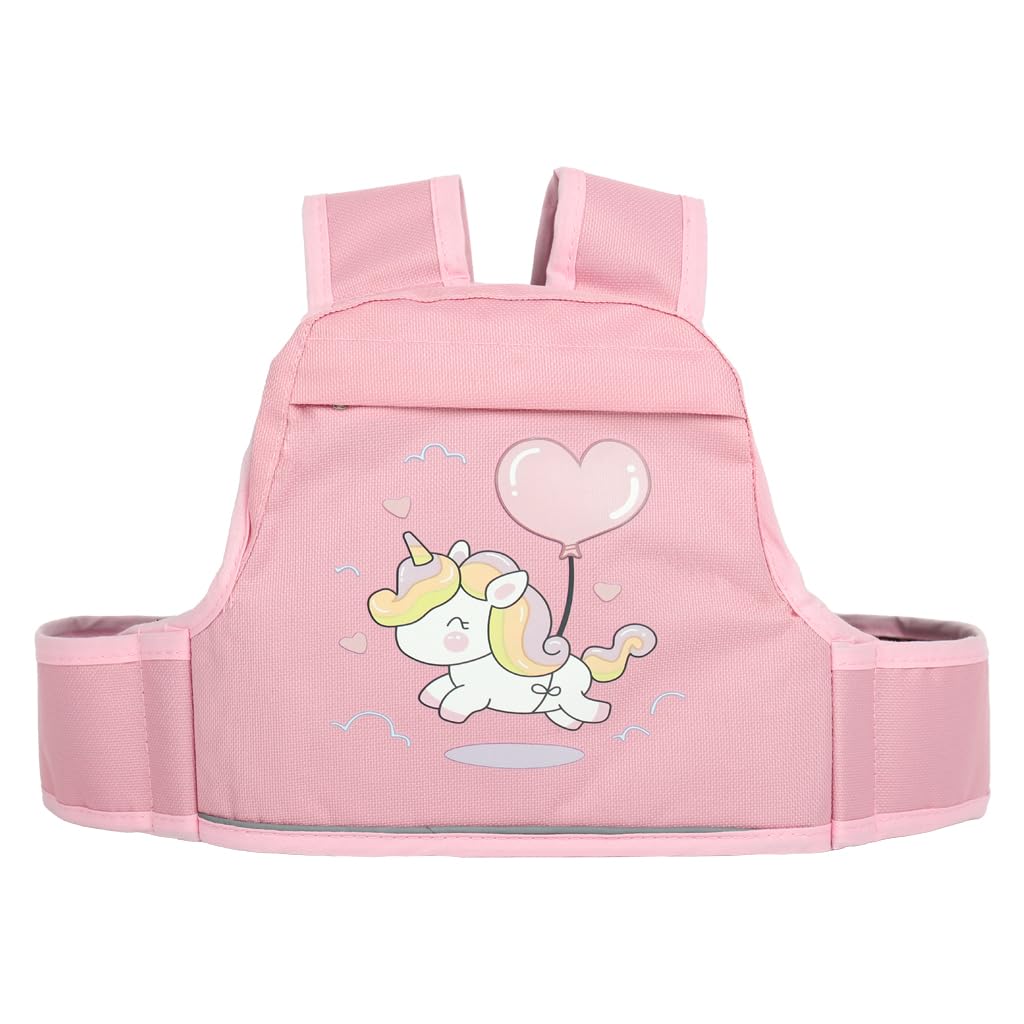 Zibuyu Kids Safety Belt for Motorcycles with Quick-Release Buckle and Breathable Mesh | Adjustable Fit for Ages 3–10