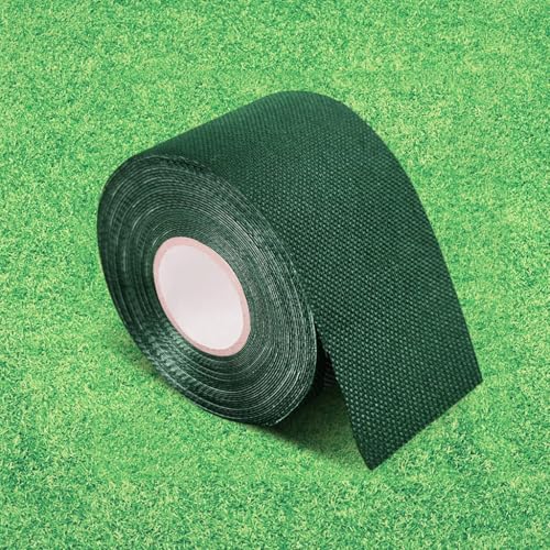 HASTHIP® Grass Patch Sticker for Lawn Repair Double Sided Adhesive Sticker Connection Tape Lawn Repair Sticker for Synthetic Grass Patch for for Artificial Turf Mat, Floor Mat, 50mmx5m