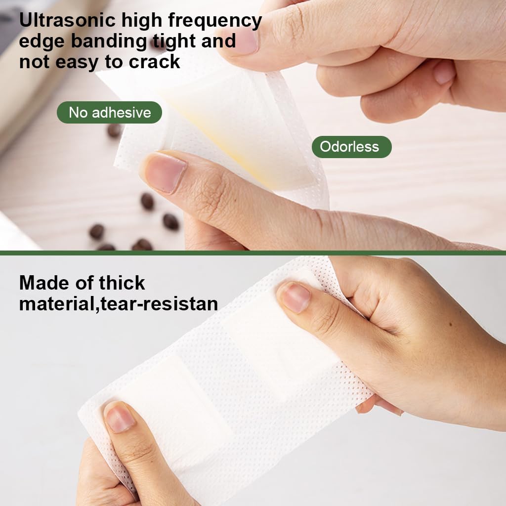 Supvox Hanging Ear Coffee Bags for On the Go Brewing 50pcs 75x90mm | Food Grade Filter Paper
