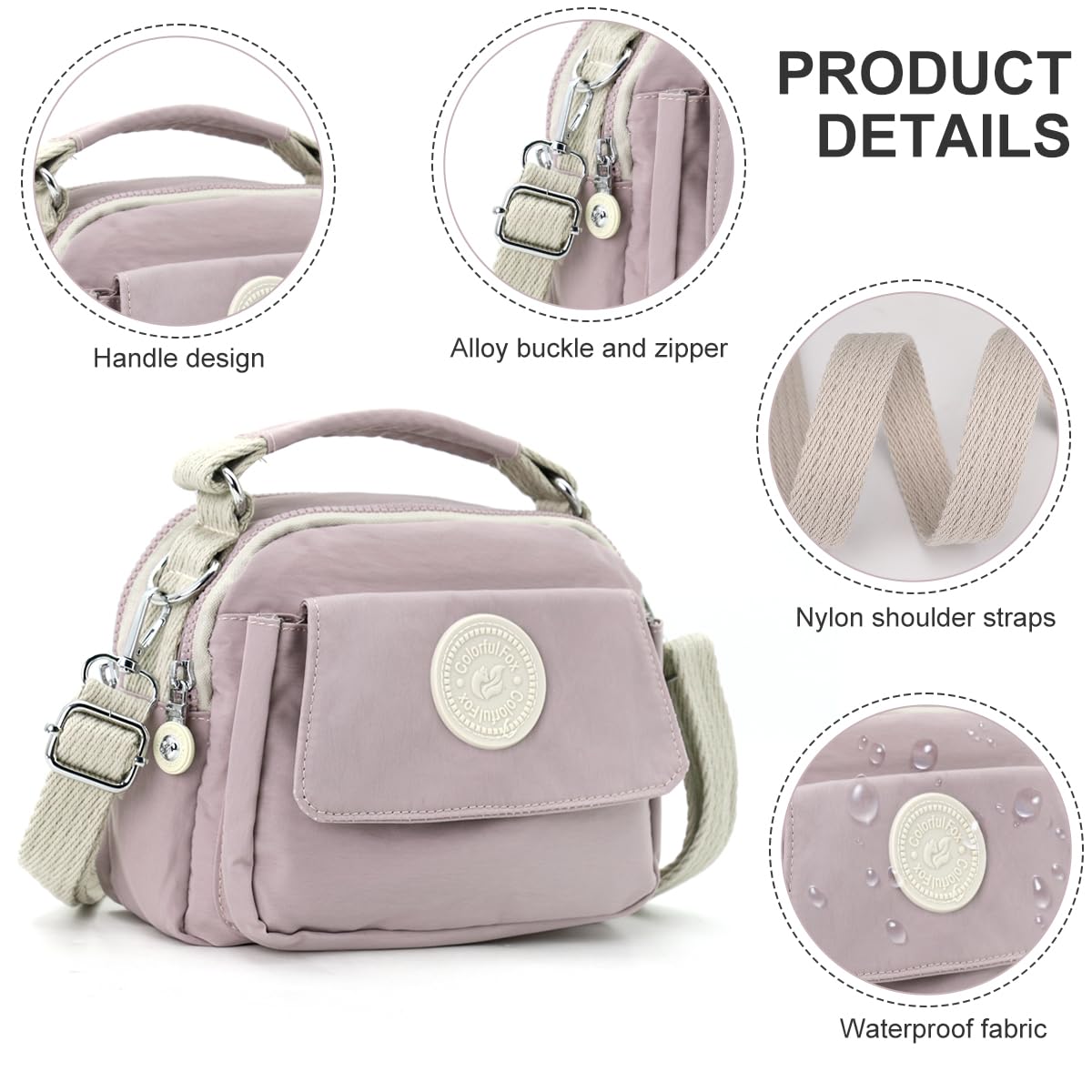 Venzina® Cross Bag For Women Sling Bags Women's Stylish Shoulder Bag Travel Casual Handbag With Inner Padded Pocket