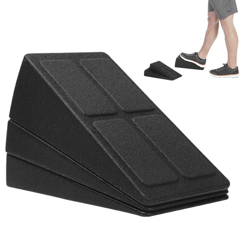 Proberos Squat Wedge Set for Squats and Calf Stretches with Adjustable 1.96–3.93 in Height | Non Slip EPP Wedge Blocks