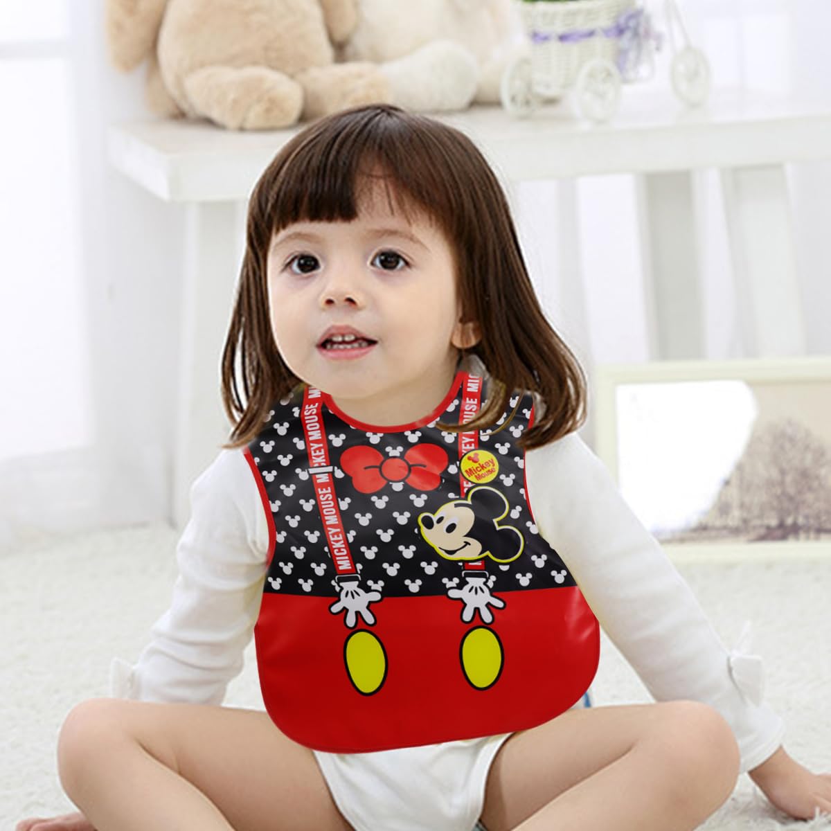 SNOWIE SOFT Baby Bib for Feeding with Catcher Pocket and Waterproof EVA | 6–36 Months