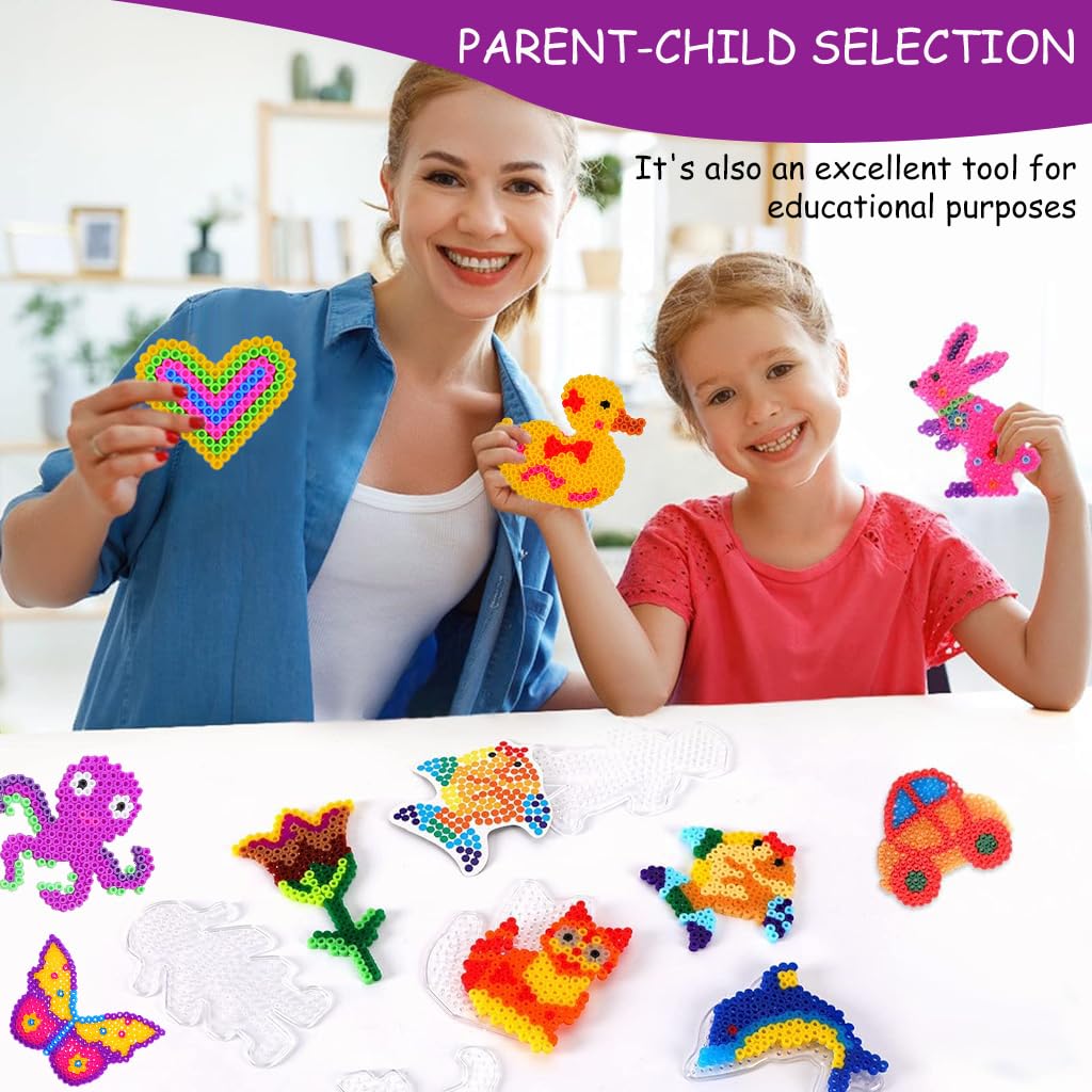 PATPAT Cartoon Pegboards Accessories Kit for DIY Crafts with 20Pcs Mixed Shapes | Plastic Set