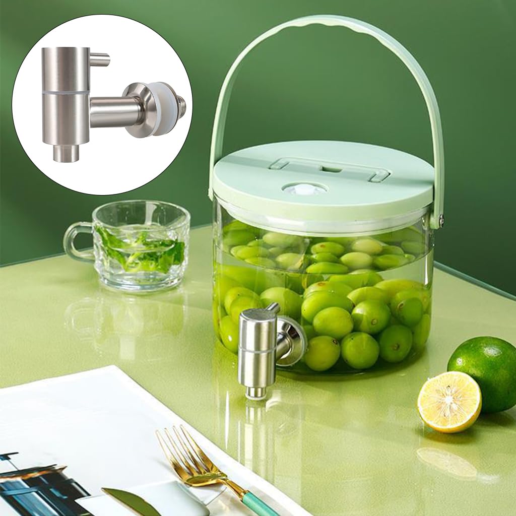 HASTHIP Replacement Spigot Faucet Tap for Beverage Dispenser featuring 16mm Size | 304 Stainless Steel Lever Pour Spout