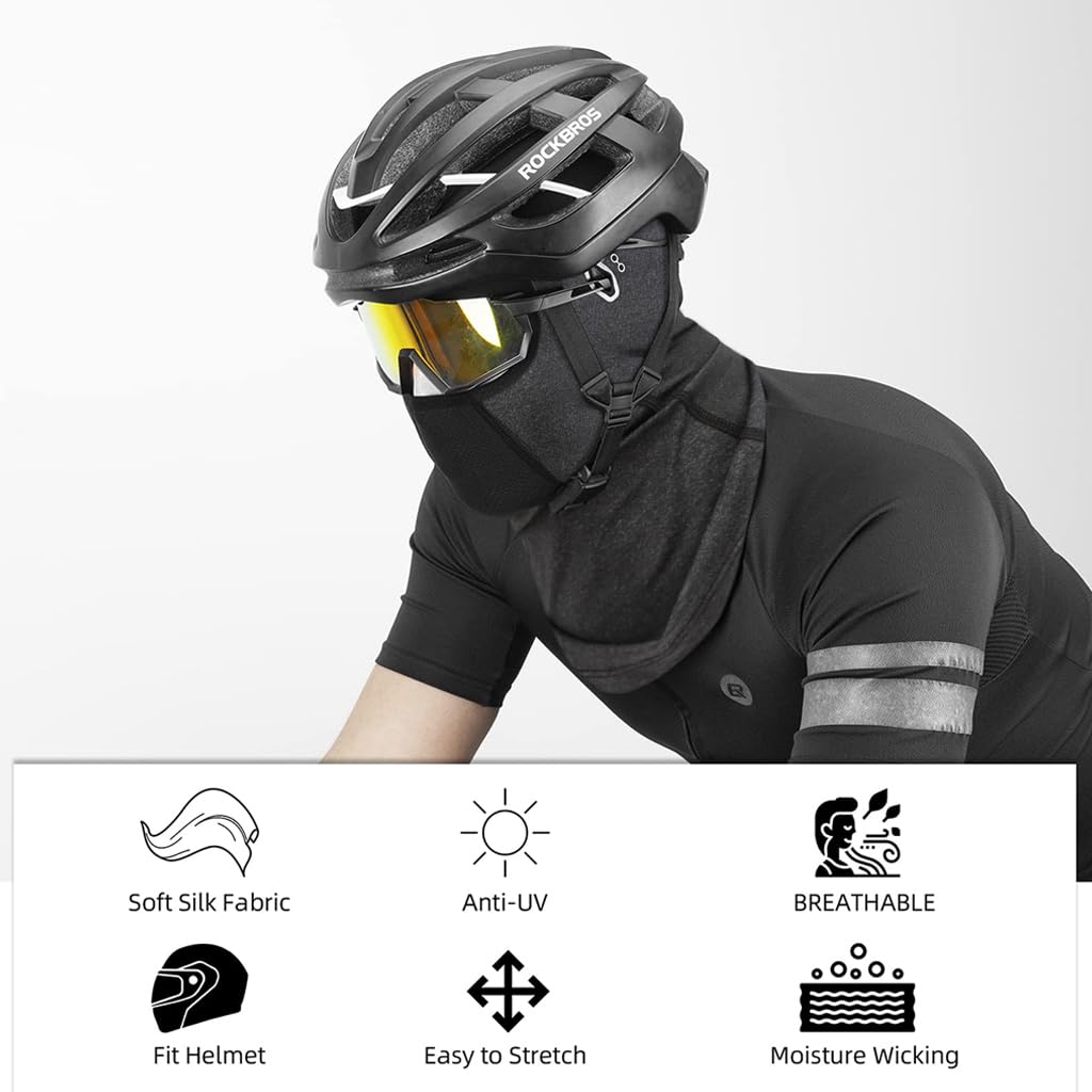 STHIRA Face Mask for Bikers featuring Breathable Mesh and UV Protection | Winter Balaclava for Men