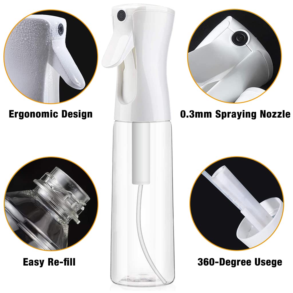HASTHIP Spray Bottle for Hair and Plant Care featuring Continuous Fine Mist 500ml Transparent
