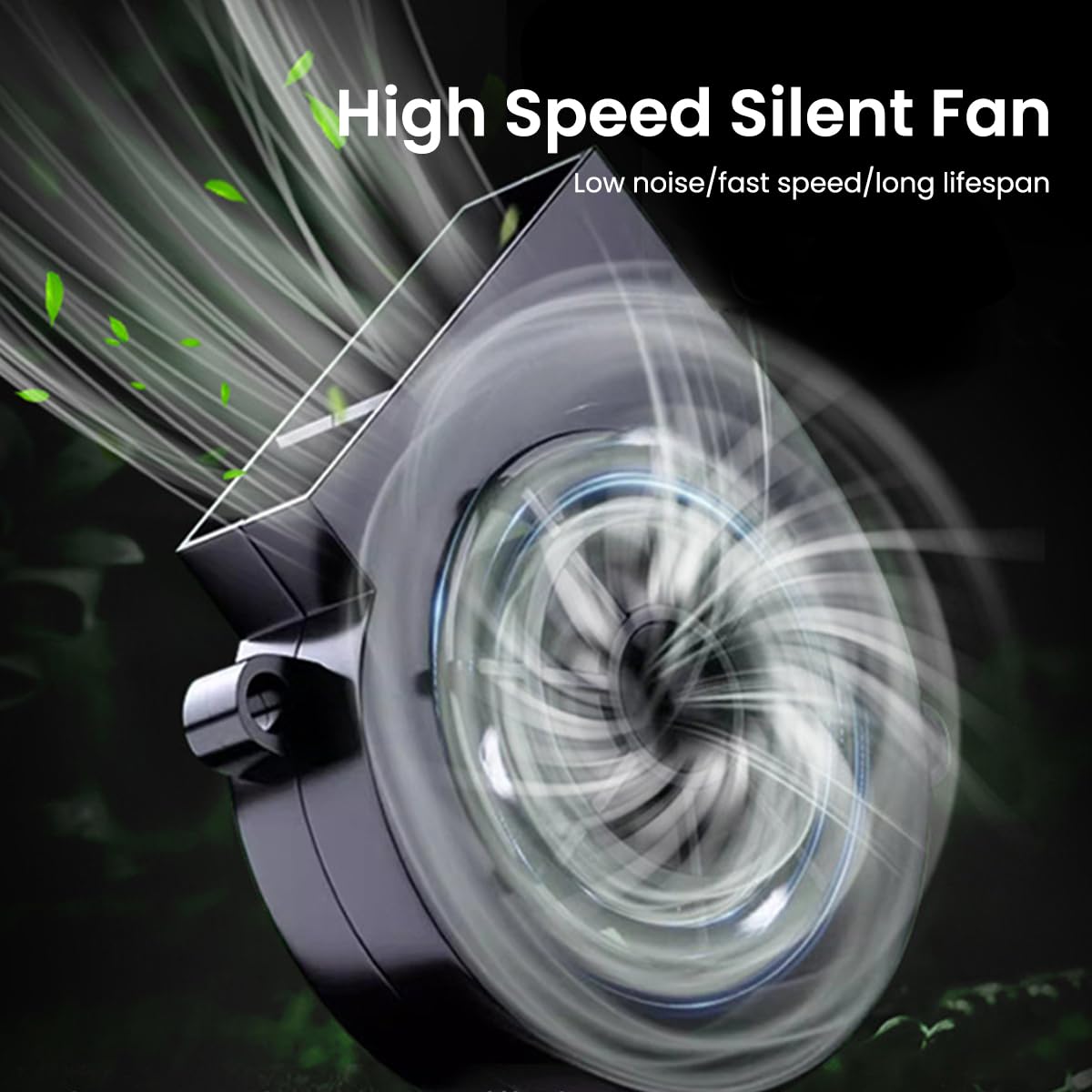STHIRA USB Cooling Fan Car Seat Cover with 10 Integrated Fans and Back Support | 3 Speed Quiet Ventilated Cushion for Car