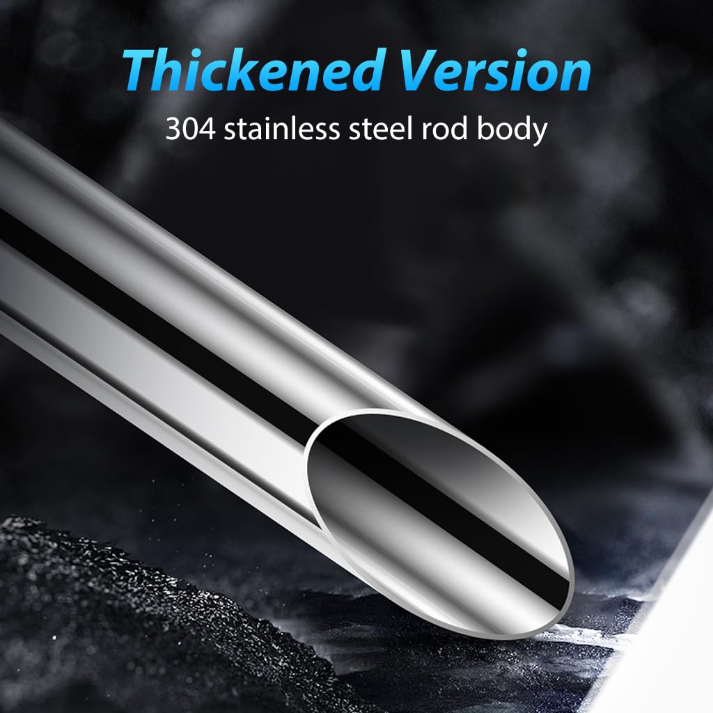 Qpets Aquarium Heater for Fish Tanks with 500W Power and LED Indicator | 14.5in Stainless Steel Adjustable 18–34°C