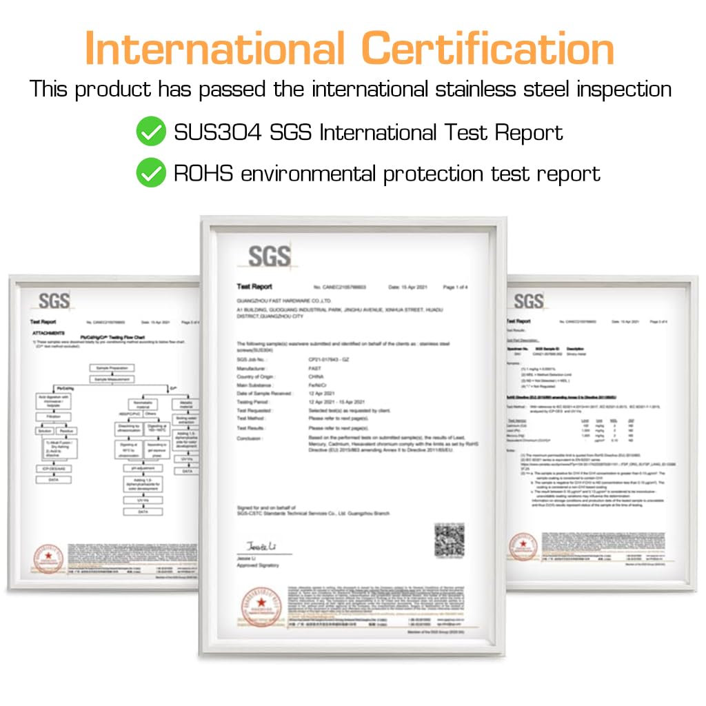 Serplex Metric Screw Assortment for DIY and Repair Projects with 890 pcs 304 Stainless Steel Set