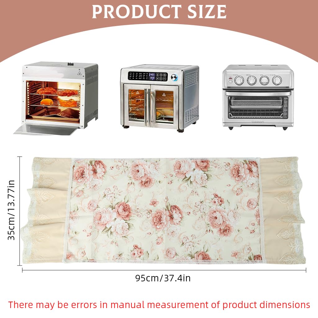 Supvox Microwave Oven Dust Proof Cover for Kitchen featuring Modern Deer Design 35×95 cm