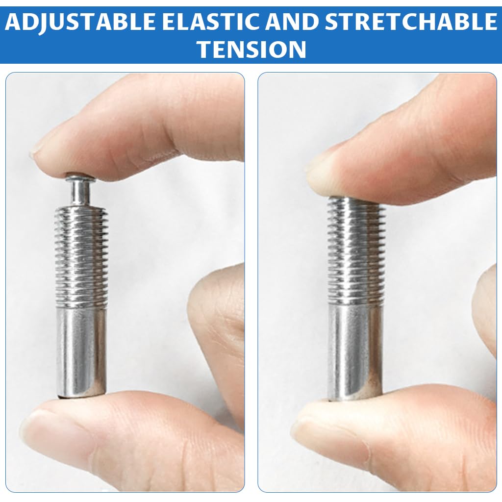 Serplex Door Pivot Hinge for Wooden and Metal Doors with 360° Rotating Pin | Pack of 6 Stainless Steel