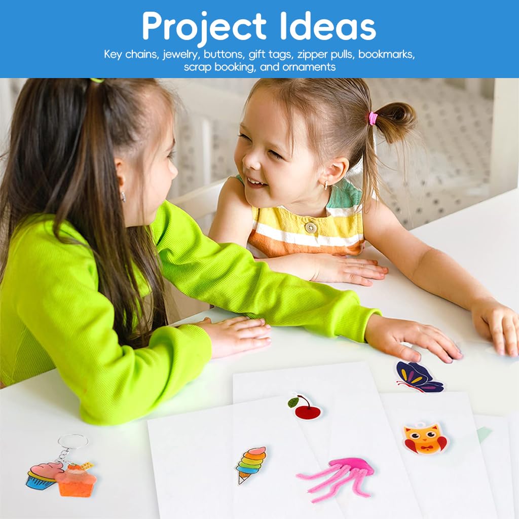 PATPAT Heat Shrink Art Film Paper for DIY Crafts with Translucent Frosted Finish 20Pcs 20x14.5cm