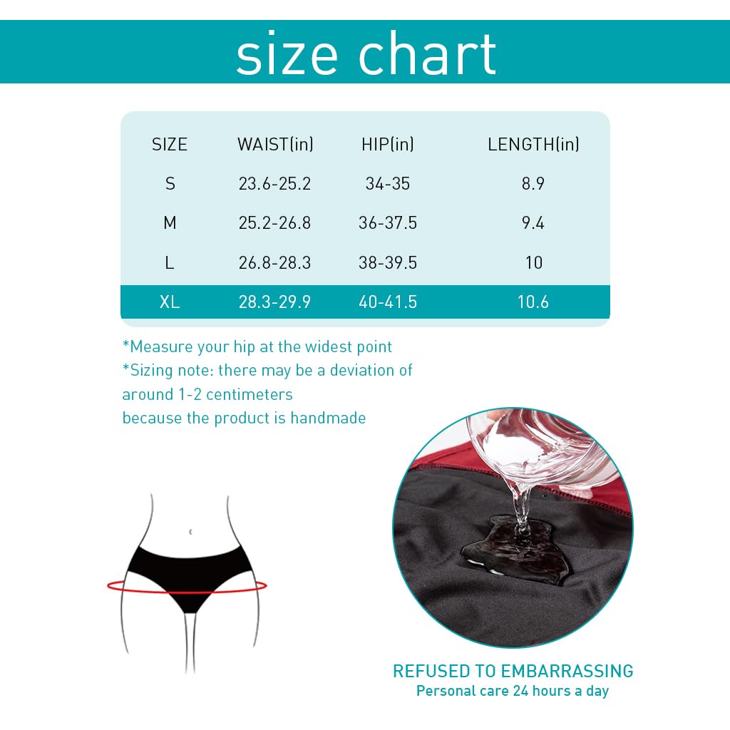 Zibuyu Period Underwear for Women featuring Dual Layer Leakproof Barrier 10–15ml Comfort