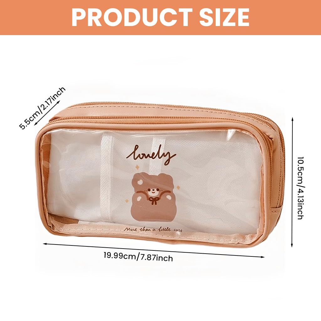 Zibuyu Pencil Pouch for School featuring Large Capacity with Water Resistant Zipper | Lightweight Storage for Students