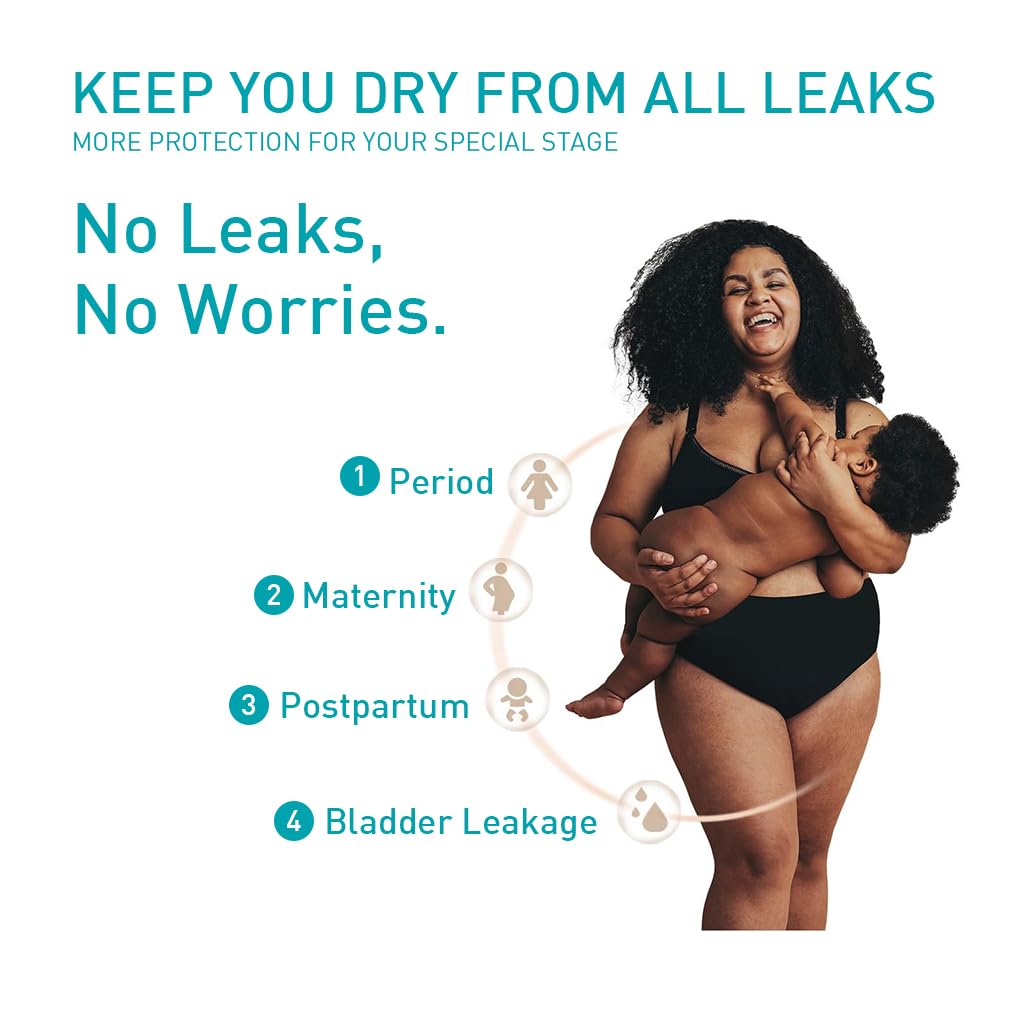 Zibuyu Period Underwear for Women featuring Dual Layer Leakproof Barrier 10–15ml Comfort