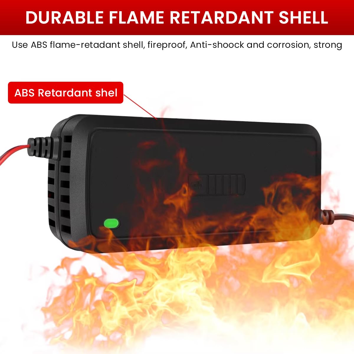 STHIRA Car Battery Charger 12V 5A for Cars and Motorcycles featuring Dual Timer & LED Indicator