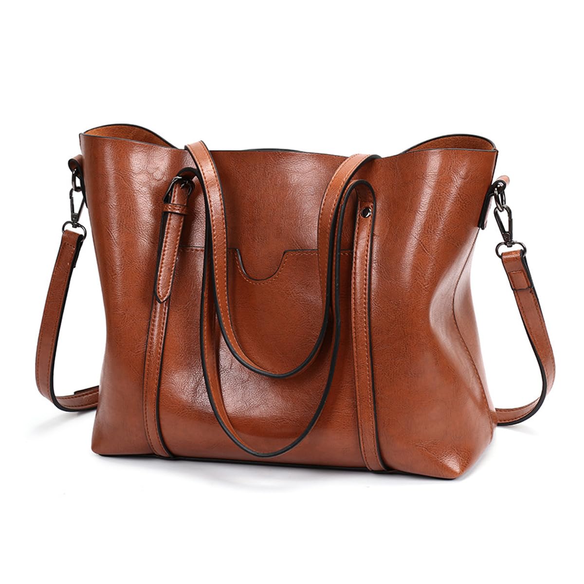 PALAY Tote Bag for Women with Detachable Adjustable Strap and Waterproof PU Material | Large Shoulder Bag for Travel and Daily Use