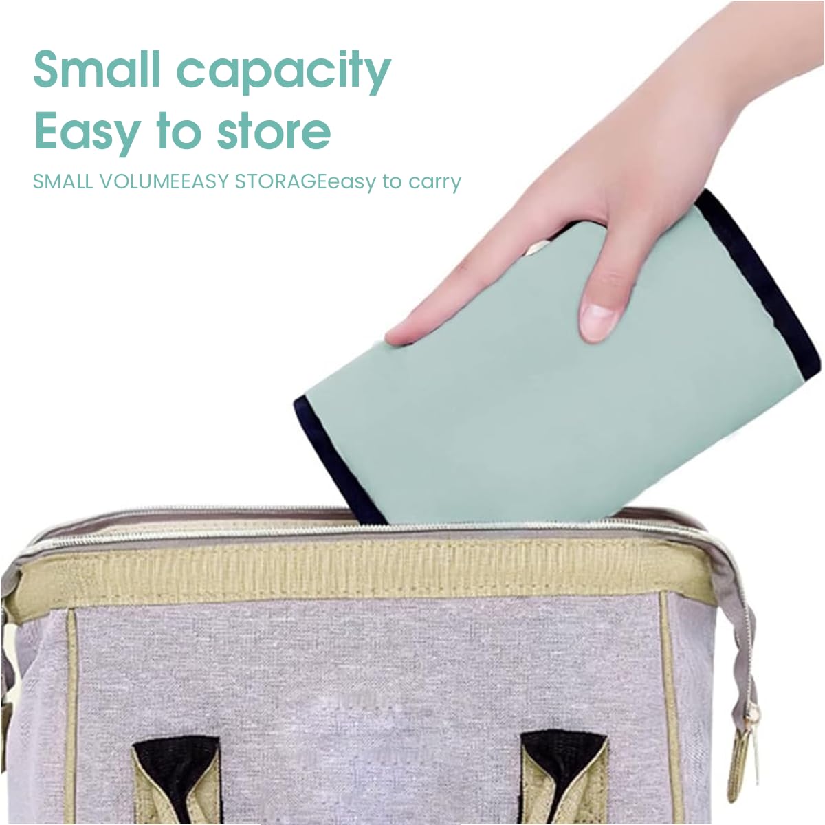 SNOWIE SOFT Baby Carrier Bag for 0 to 3 Year Use with Adjustable Straps 45lb Capacity | Breathable Cotton Green Sling