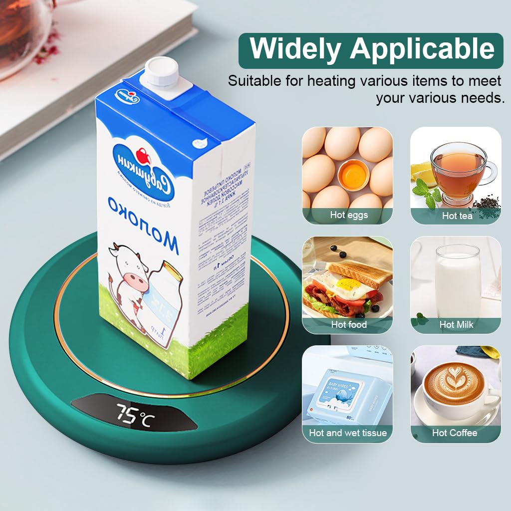 Supvox Milk Warmer with LCD Digital Temperature Display featuring 55–75°C Adjustable Settings