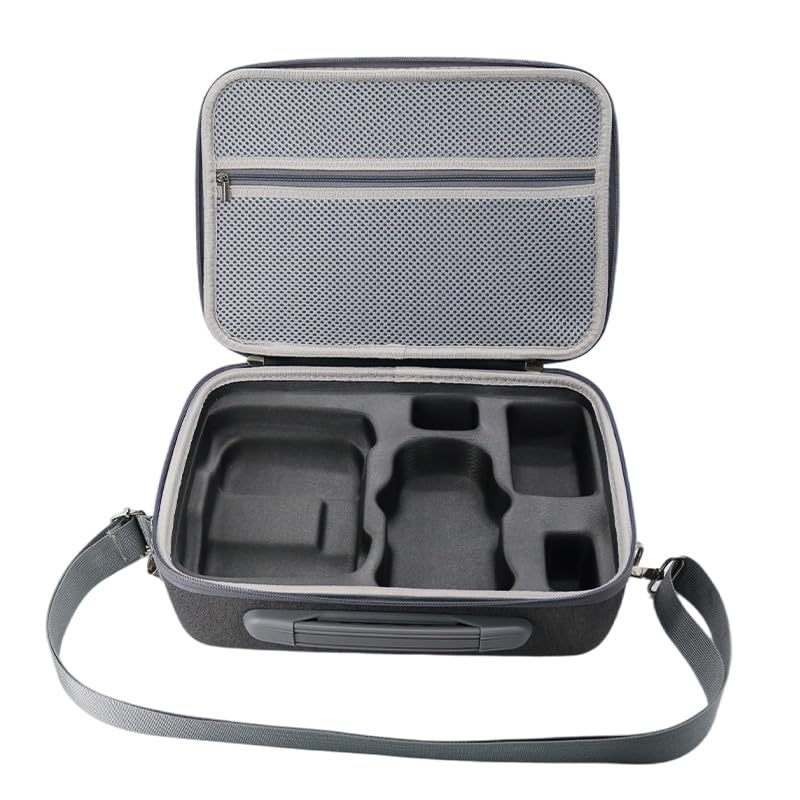 HASTHIP Carrying Case for DJI Mini 3 Pro, Portable Compact Storage Bag Hard Case Set with Strap Storage Travel Case Compatible with DJI Mini 3 Pro and Drone Controller Accessories Bag (Case Only)