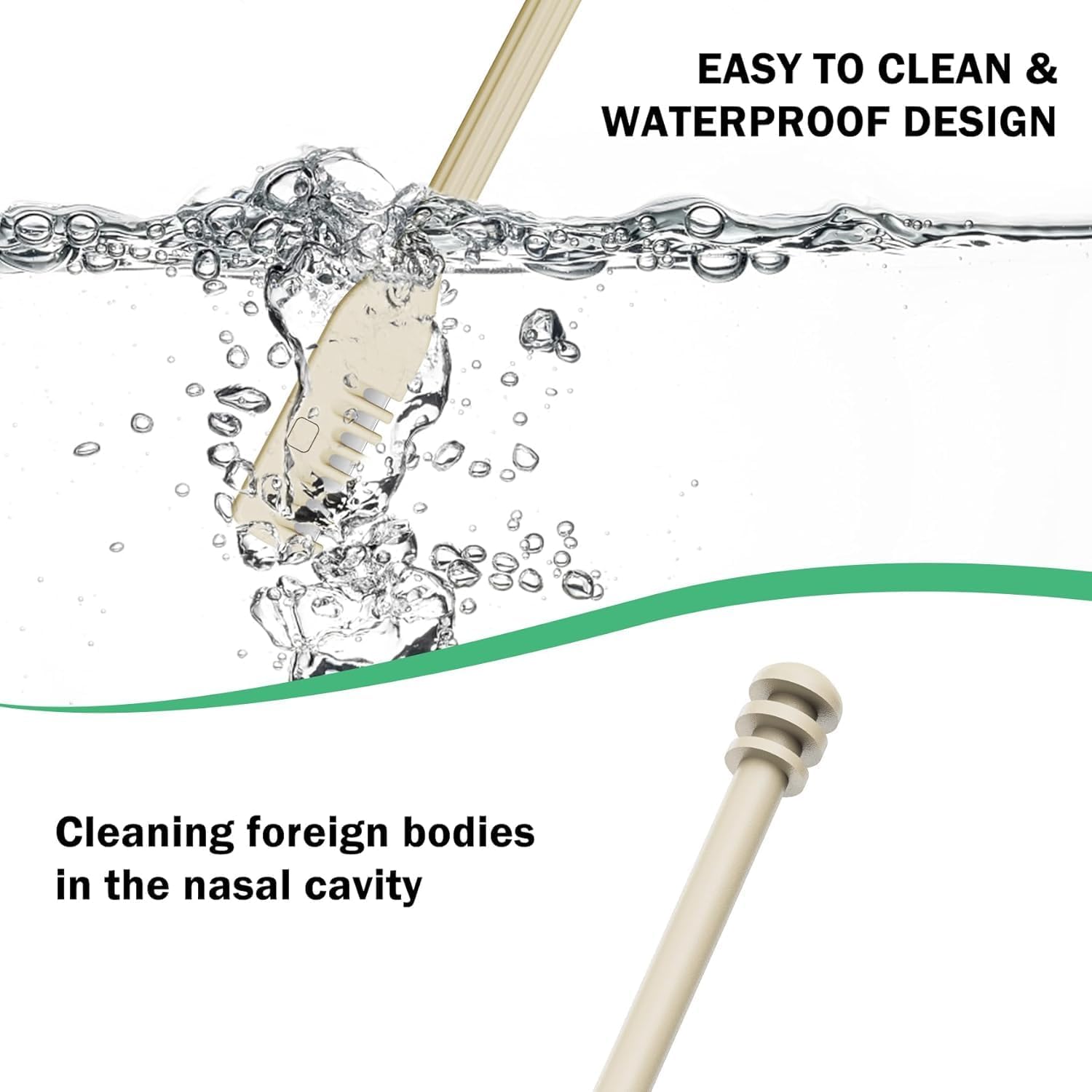 HANNEA Manual Nose Hair Trimmer with Dual Blade Stainless Steel Design for Men and Women | 9PCS Set